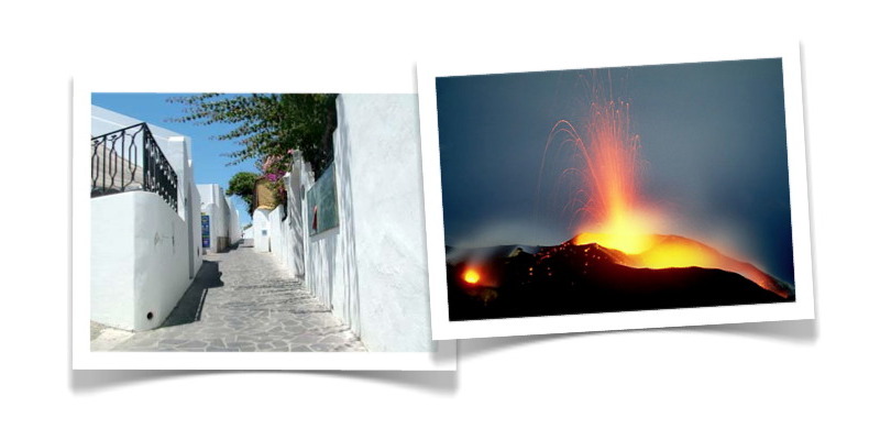 <b>Croisière en voilier en Sicile - Iles Eoliennes</b> : Stromboli, Panarea, Salina, Lipari, Vulcano, ...