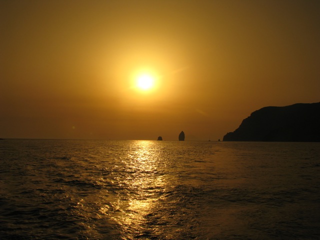 Coucher de Soleil à Lipari