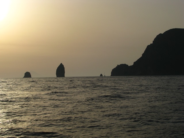 Crépuscule à Lipari