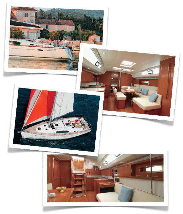 Sailboat Oceanis 43