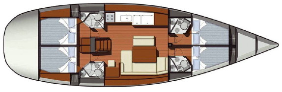 Voilier Sun Odyssey 49i